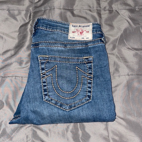 ‼️SOLD‼️True Religion Big T & Super T Stitch | Jennie Curvy Jeans - Picture 4 of 8